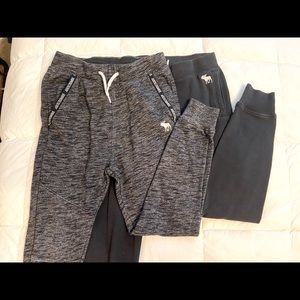 2 boys Abercrombie joggers